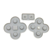 For Nintendo Dual Screen Lite 6sets Conductive Rubber Pad Soft Silicone Adhesive Key Button Pads
