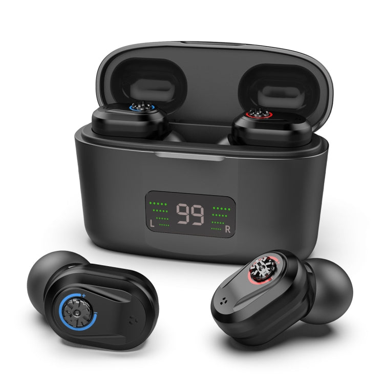 Z-127D In-ear Sound Amplifier Digital Display Hearing Aid Earphone(Red and Blue)