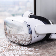 For Oculus Quest 2 VR Front Cover Protective Face Shell(Silver Plating)