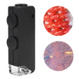 MG10081-1 60-100X Adjustable Focus Magnifier LED Light Pocket Microscope - Digital Microscope by PMC TechLife | Online Shopping South Africa | PMC TechLife