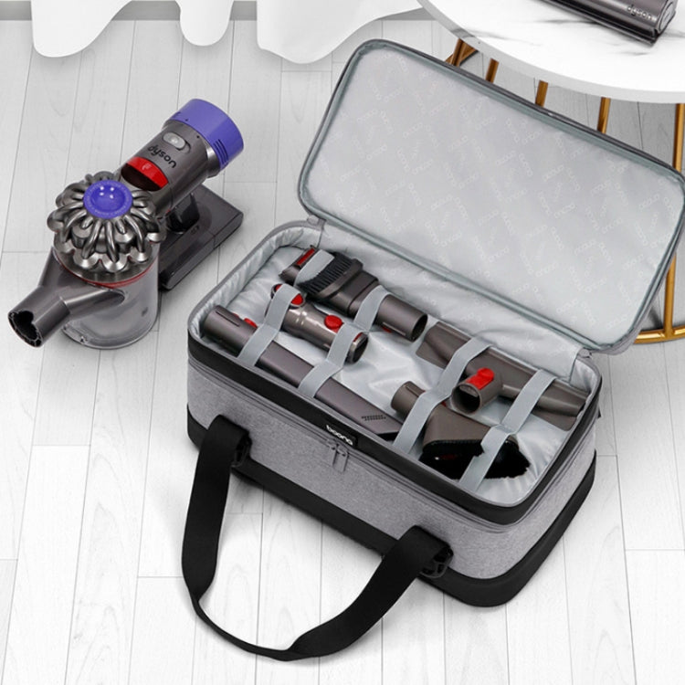 Baona BN-DS009 For Dyson Mite Removal Instrument Multifunctional Vacuum Cleaner Storage Bag, Fabric: Leather