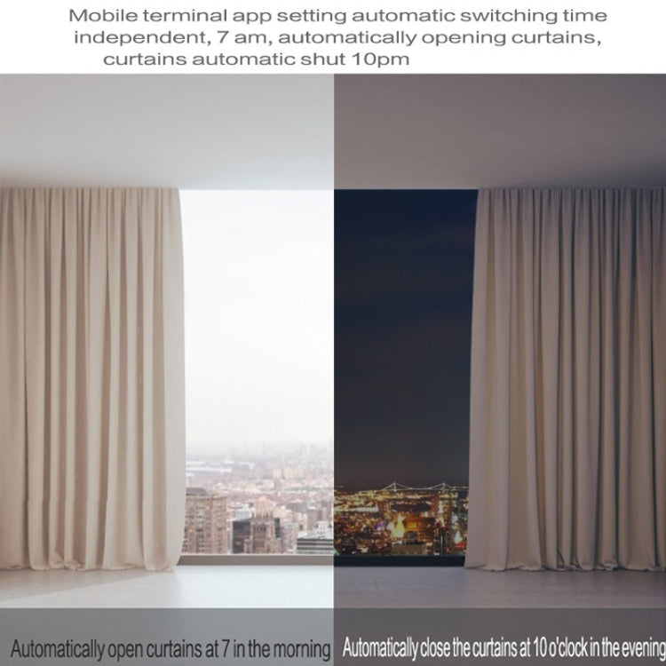 X101 Smart Home Automatic Curtain Machine With RC, Style: Track Model Single Host+Gateway