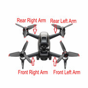 For DJI FPV Drone Arm Parts Replacement Spare Part ,Spec: Left Rear