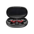 F8 Hanging Ear Stereo Wireless Bluetooth Earphones With Charging Bin(Red Double Ear) - Bluetooth Earphone by PMC TechLife | Online Shopping South Africa | PMC TechLife