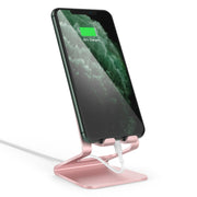 AhaStyle ST02 Mobile Phone Aluminum Alloy Fixed Bracket Storage Charging Base(Rose Gold)