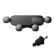 S03 Vehicle Air Outlet Gravity Navigation Mobile Phone Holder, Color: Black Spiral Clip - Car Holders by PMC TechLife | Online Shopping South Africa | PMC TechLife