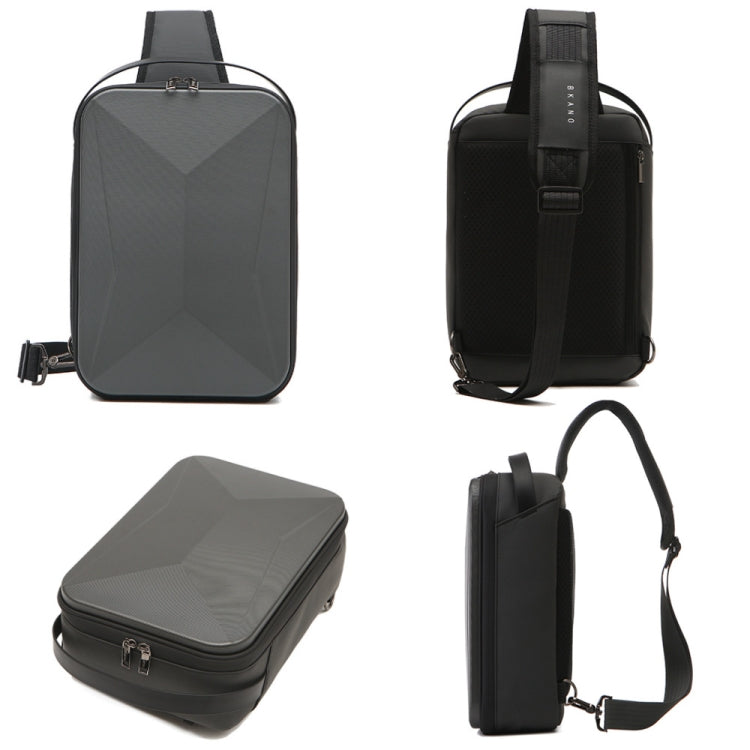 For DJI Mini 3 / Mini 3 Pro Hard Shell Storage Bag Box Chest Bag Shoulder Bag Messenger Bag(Dark Gray)