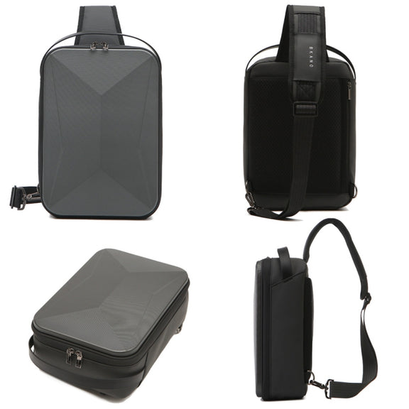For DJI Mini 3 / Mini 3 Pro Hard Shell Storage Bag Box Chest Bag Shoulder Bag Messenger Bag(Dark Gray)