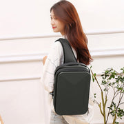 For DJI Mini 3 / Mini 3 Pro Hard Shell Storage Bag Box Chest Bag Shoulder Bag Messenger Bag(Dark Gray)