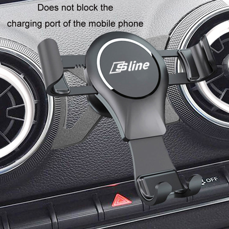 For Audi Car Strong Magnetic Phone Holder(A3/S3 Stand 1 black)