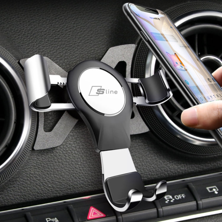 For Audi Car Strong Magnetic Phone Holder(A3/S3 Stand 1 black)