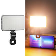 ST-120C Mobile Phone Tablet Clip Fill Light Selfie Live Camera Portable Camera Lighting(Black) - Selfie Light by PMC TechLife | Online Shopping South Africa | PMC TechLife