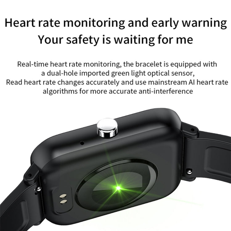 H10 1.69 inch Screen Bluetooth Call Smart Watch, Support Heart Rate/Blood Pressure/Sleep Monitoring, Color: Gold Net+Silicone