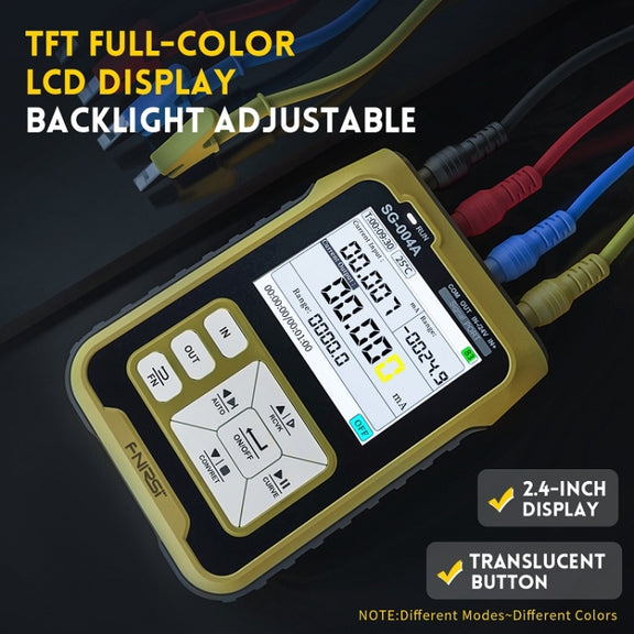 FNIRSI SG-004A 4-20mA Multi-Function Signal Generator Current Pressure Thermal Resistance Calibrator, EU Plug