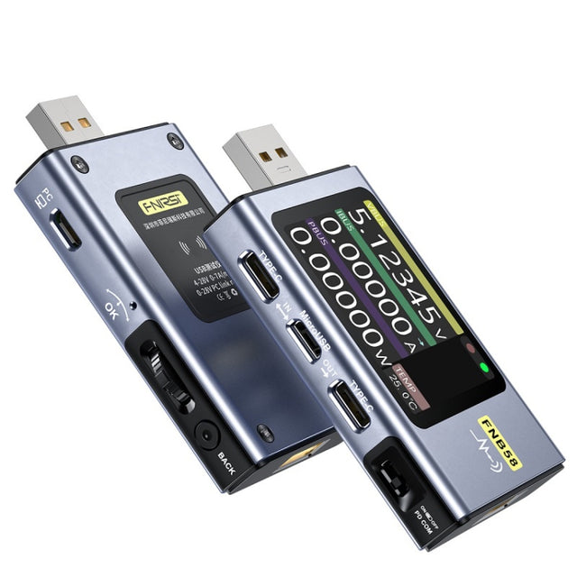 FNIRSI FNB58 USB Voltage Ammeter TYPE-C Fast Charge Power Tester, Specification: Bluetooth