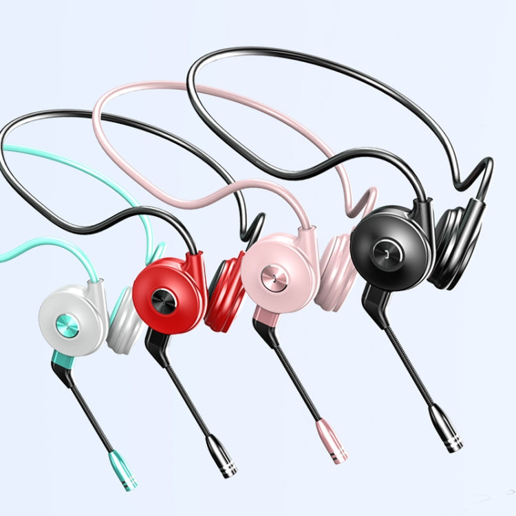 M1 Stereo Sound Running Sports Bone Conduction Bluetooth Earphones With Microphone(Red)
