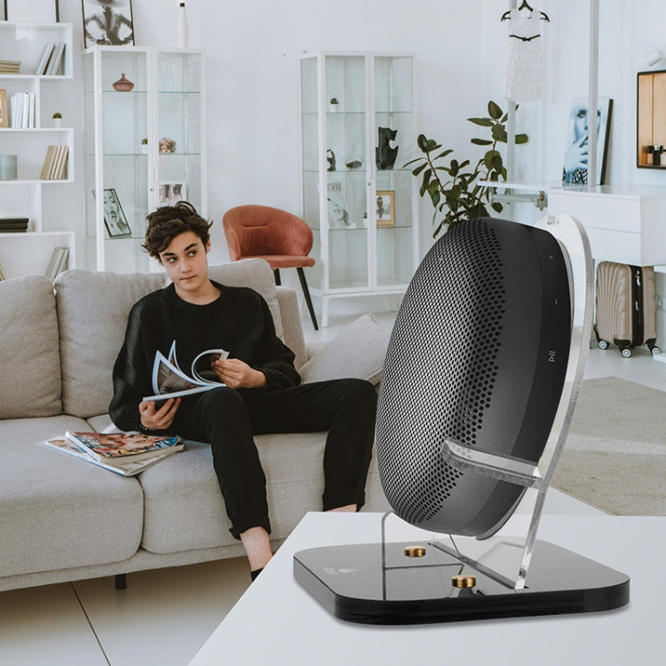 For B&O Beoplay A1 / Beosound A1 2nd Speaker Acrylic Desktop Stand Holder(Black)
