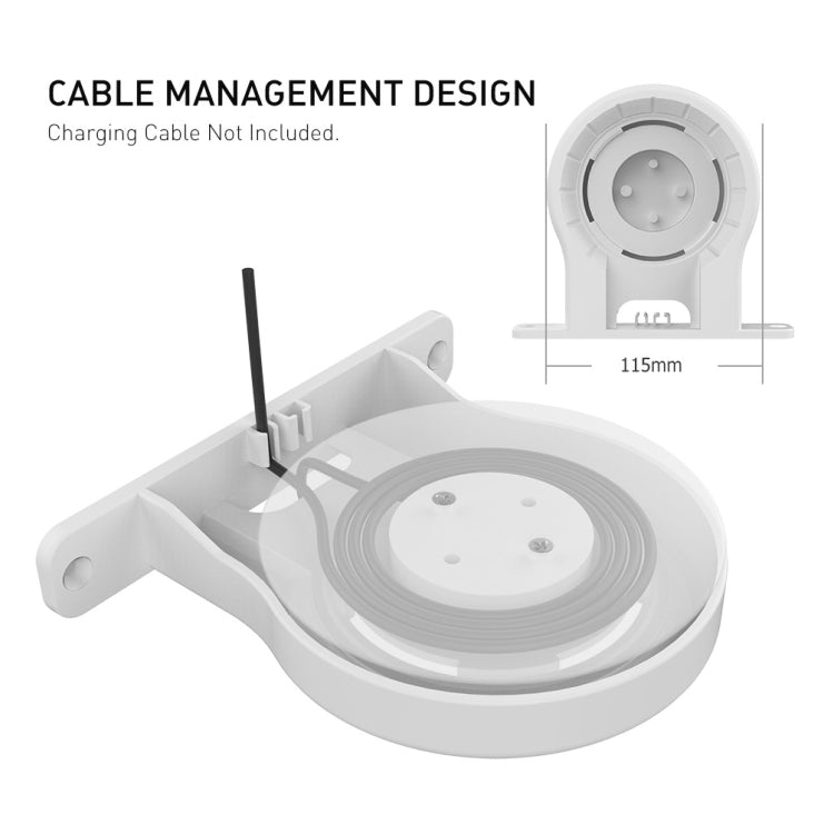 For Apple HomePod Mini AhaStyle DD96 Stand Wall Storage Stand(Black)