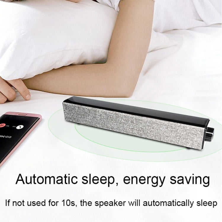 BT808 20W Desktop Computer Bluetooth Speaker 3D Stereo Sound Effect Home Speaker(Black)