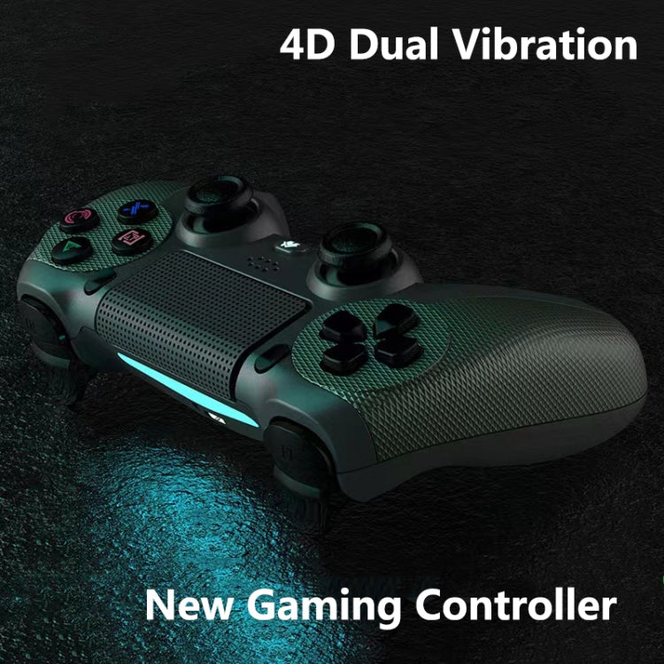 KM048 For PS4 Bluetooth Wireless Gamepad Controller 4.0 With Light Bar(Vitality Orange)