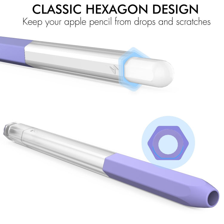For Apple Pencil 2 AhaStyle PT-LC05 Jelly Style Translucent Silicone Protective Pen Case(Orange)