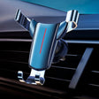Air Outlet Triangular Gravity Sensor Car Mobile Phone Holder, Color: Black Olecranon Clip - Car Holders by PMC TechLife | Online Shopping South Africa | PMC TechLife