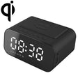 BT510 15W LED Clock Wireless Charging Bluetooth Speaker Multifunctional Smart Mirror Alarm Clock Audio(Iron Black) - Desktop Speaker by PMC TechLife | Online Shopping South Africa | PMC TechLife