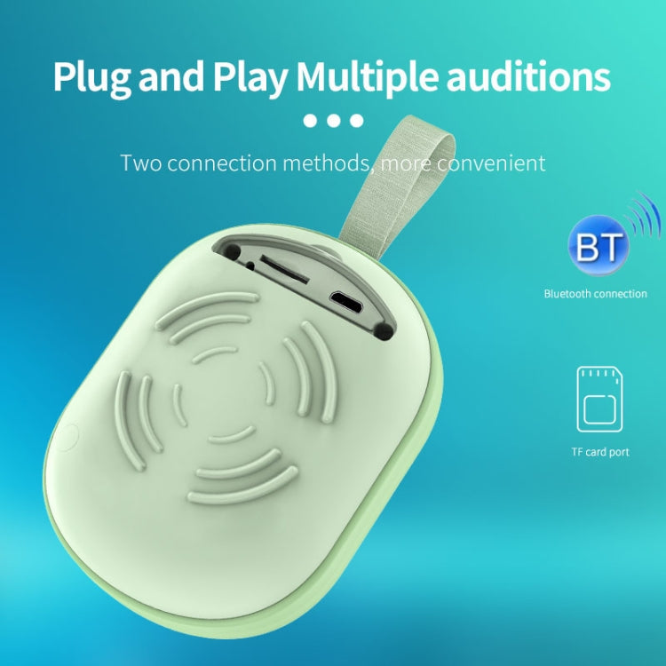 AFK BT-513 TWS Mini Portable RGB Light Bluetooth Speaker 3D Sound Effect Water-resistant Bluetooth Audio(Blue)
