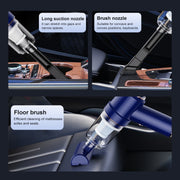 SUITU  ST-6638 Car Wireless Vacuum Cleaner Suction and Blower Integrated With Light ,Spec: Top Version Type-C