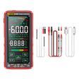 ANENG 683 Smart Touch Screen Automatic Range Rechargeable Multimeter(Red) - free shipping - PMC TechLife - Order now!