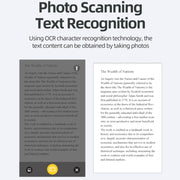 A31 Bluetooth Handheld Portable Self-adhesive Thermal Printer, Color: Blue+5 Rolls Printer Paper