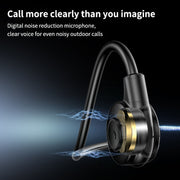 M2 Bone Conduction Earphones Running Stereo To Ear Bluetooth Earphones(Black + Orange)
