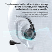 M2 Bone Conduction Earphones Running Stereo To Ear Bluetooth Earphones(Black + Orange)