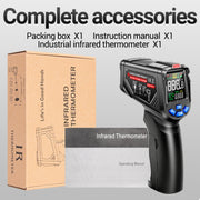 ANENG TH06 Oil Temperature High Precision Thermometer Laser Baking Infrared Water Thermometer(Orange)