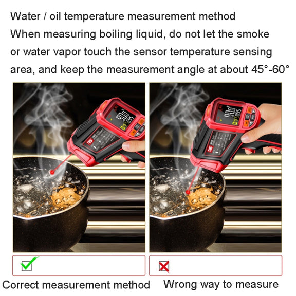 TASI TA603A -32-1080 degrees Celsius Color Screen Infrared Thermometer Industrial Electronic Thermometer
