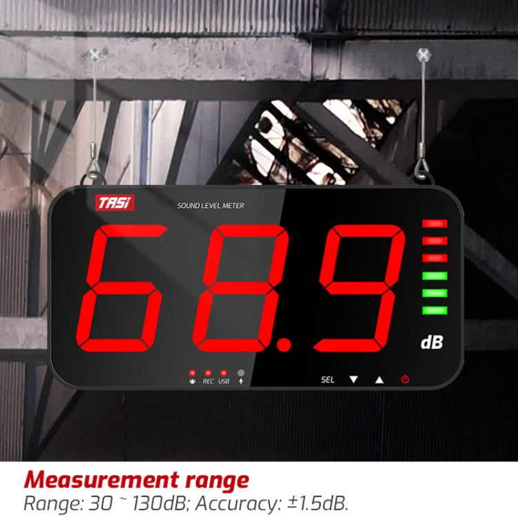 TASI TA654A Large Screen Wall-Mounted Noise Meter Decibel Detector