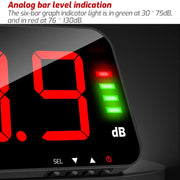 TASI TA654A Large Screen Wall-Mounted Noise Meter Decibel Detector
