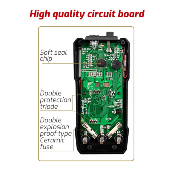 TASI TA801A Digital Multimeter Fully Automatic Multifunctional Digital Current Meter(Manual Model, Without Capacitor Measurement)