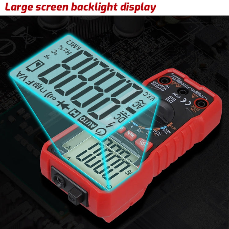 TASI TA801A Digital Multimeter Fully Automatic Multifunctional Digital Current Meter(Manual Model, Without Capacitor Measurement)