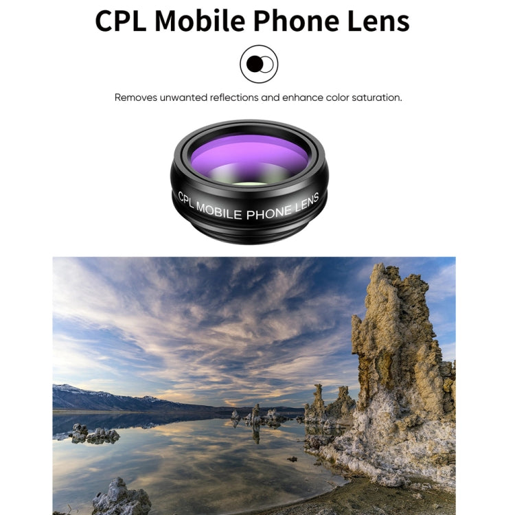 APEXEL APL-22XDG9 22X External Camera Adjustable Focus Mobile Phone Lens(10 in 1)