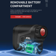 ARTBULL 1000m Golf Laser Rangefinder Telescope Altimeter Speedometer