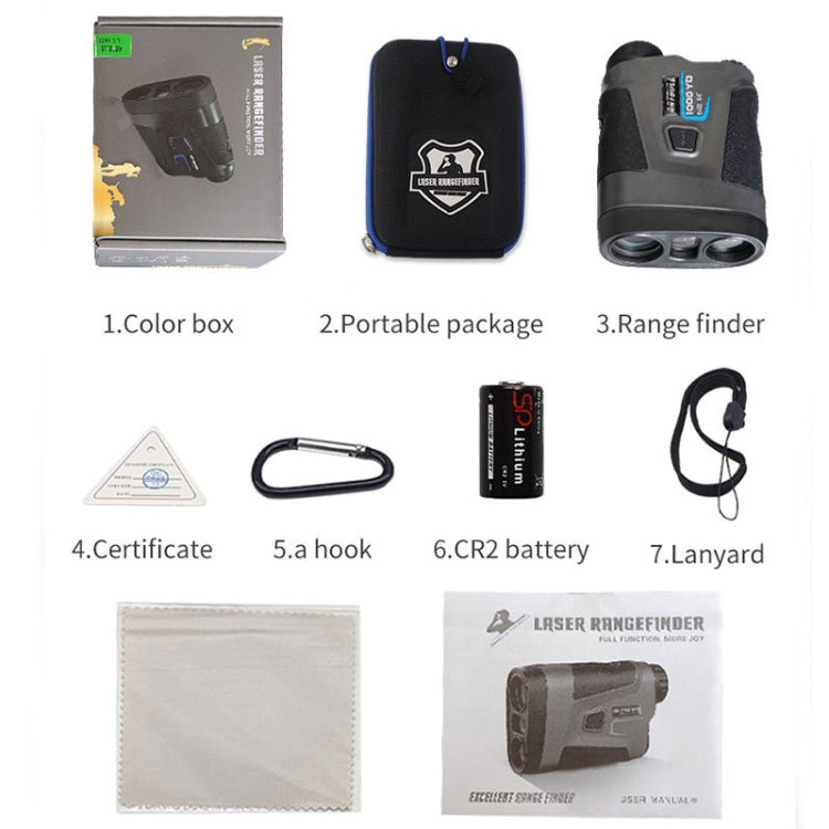 ARTBULL 1000m Golf Laser Rangefinder Telescope Altimeter Speedometer