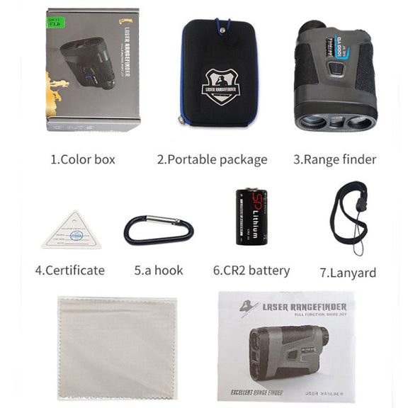 ARTBULL 1000m Golf Laser Rangefinder Telescope Altimeter Speedometer
