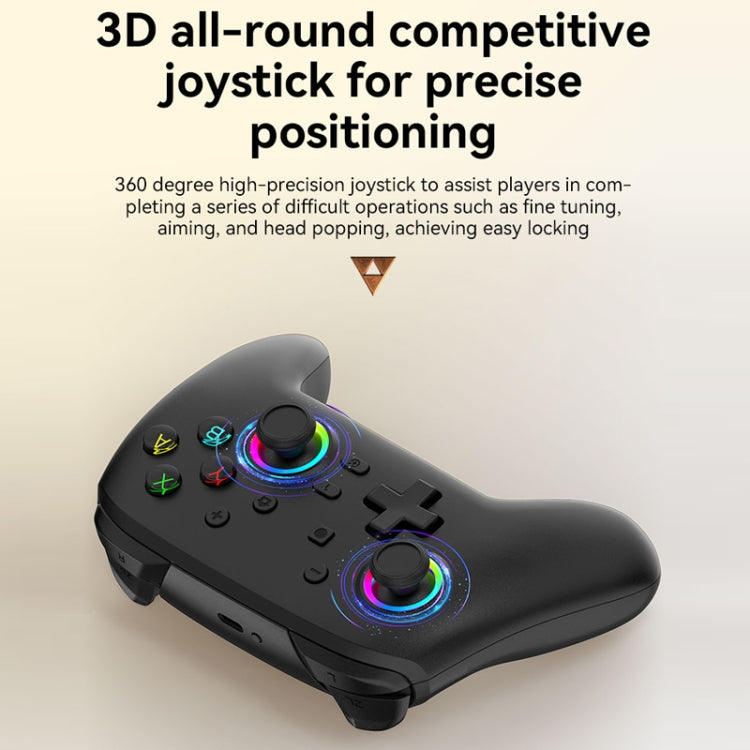 Wireless Bluetooth Somatosensory Vibration Gamepad for Nintendo Switch/Switch PRO, Color: Black