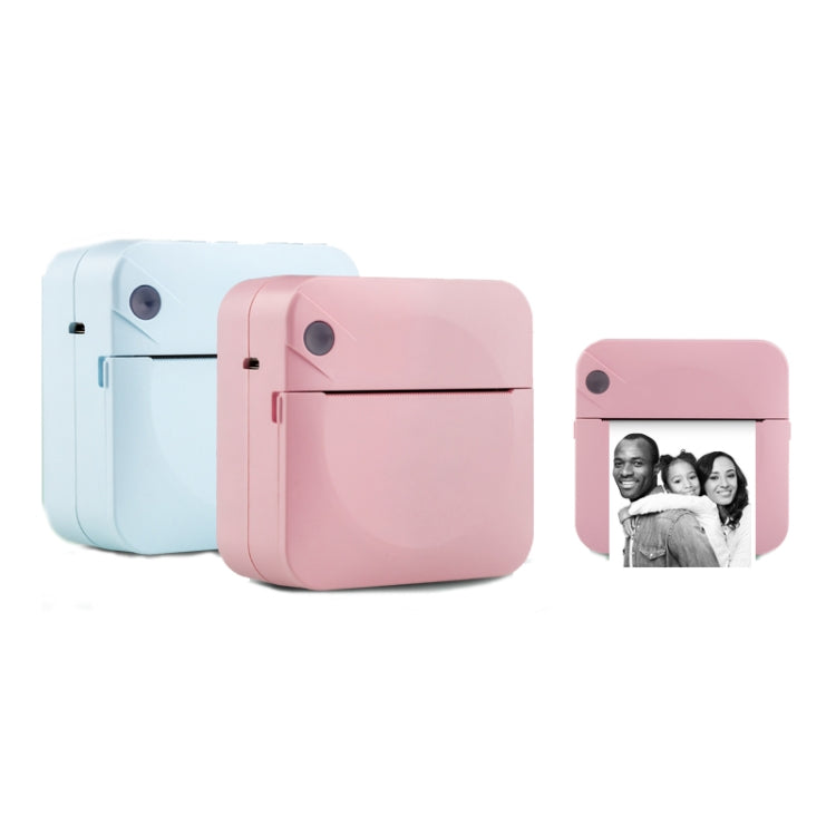 C17 Bluetooth Pocket Mini Label Printer Inkless Thermal Printer Wireless Photo Printer(Pink)