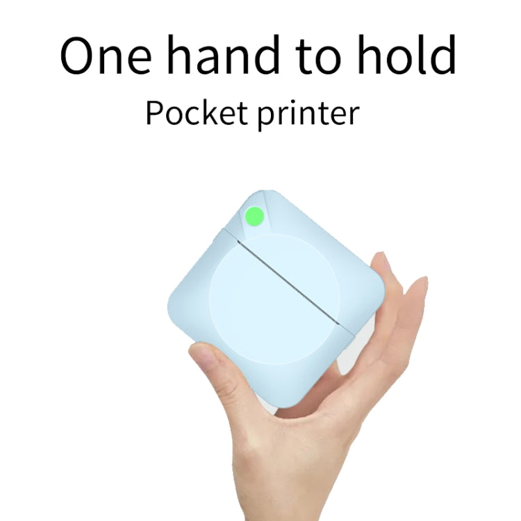 C17 Bluetooth Pocket Mini Label Printer Inkless Thermal Printer Wireless Photo Printer(Pink)