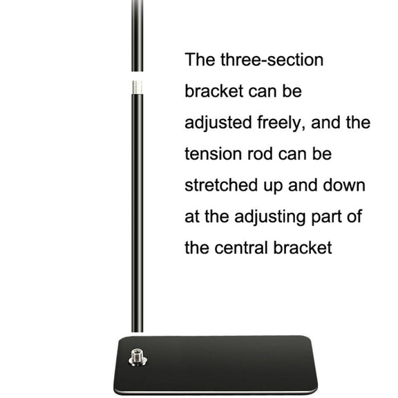 175cm Mobile Phone Tablet Live Broadcast Bedside Lifting Bracket Cantilever Floor Model (White)