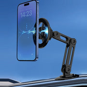 Magsafe Magnetic Mobile Phone Bracket Metal Car Navigation Folding Bracket(Black)