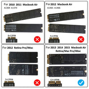 USB3.2 To MAC SSD Enclosure Adapter For Macbook Air Pro 2013-2017 Hard Disk, Spec: 10Gbps A-C Cable Kit
