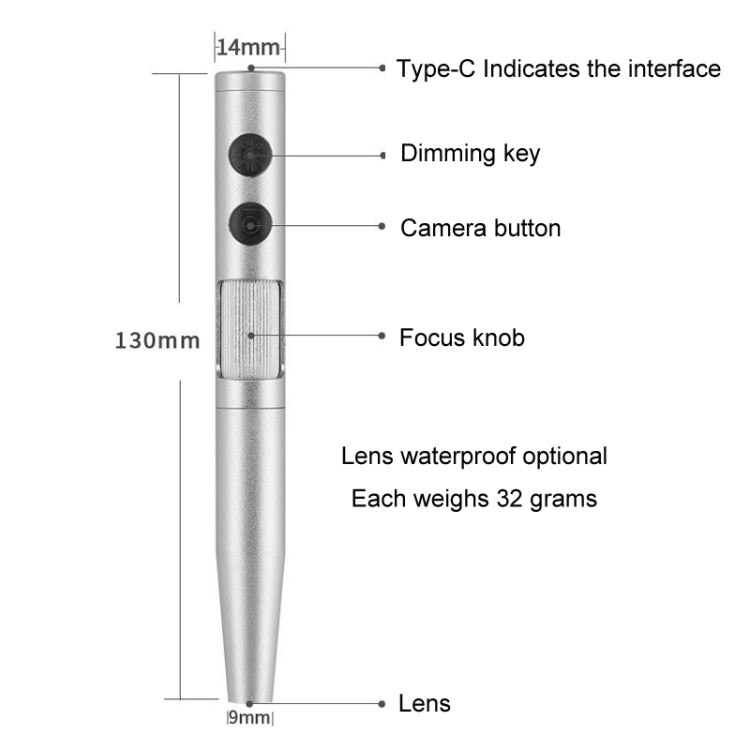 5 Million Digital Electron Microscope Magnifying Dermatoscope, Specification: B008+Z001 Bracket+10 inch Screen